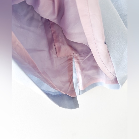 Hugo Buscati - Powder Blue Mini Skirt - Size: 10 - Picture 6 of 10